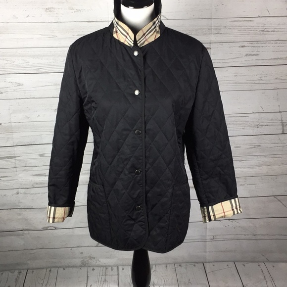 Burberry Jackets & Blazers - Burberry black quilted jacket